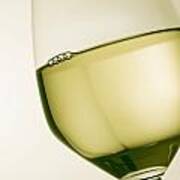 A Glass Of White Wine Art Print