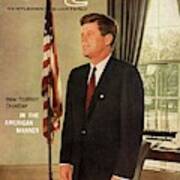 A Gq Cover Of President John F. Kennedy Art Print