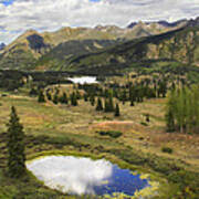 A Mountain Drive In Colorado Art Print