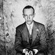 A Portrait Of Fred Astaire Sitting Art Print