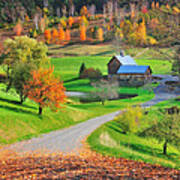 Sleepy Hollow Autumn - Pomfret Vermont Art Print