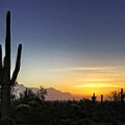 A Sonoran Sunrise Art Print