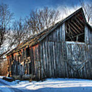 A Time Gone By....  Country Barn Art Print