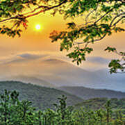 Above The Clouds - Blue Ridge Parkway Art Print