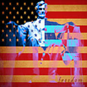 Abraham Lincoln - Freedom Art Print