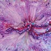 Abstract Purple Alum Art Print
