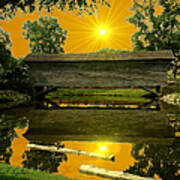 Ackley Covered Bridge Art Print