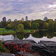 Across The Pond 2 - Central Park, Nyc Art Print