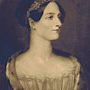 Ada Lovelace, English Mathematician Art Print