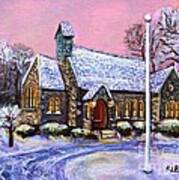 After The Snow On Christmas Eve Art Print