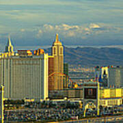 Afternoon The Strip Las Vegas Nv Usa Art Print