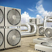 Air Conditioning System Art Print