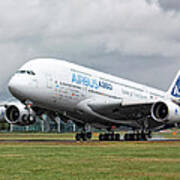 Airbus A380 Landing Art Print