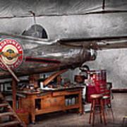 Airplane - The Repair Hanger Art Print