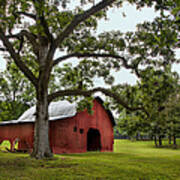 Alabama Red Barn Art Print