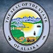 Alaska State Seal Art Print