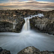 Aldeyjarfoss Waterfall North Iceland Art Print