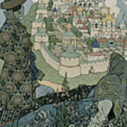 Alexander Pushkin's Fairytale Of The Tsar Saltan Art Print