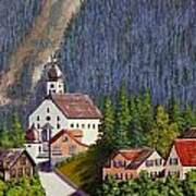 Alpine Church Art Print