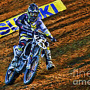 Ama 450sx Supercross Jason Anderson Art Print