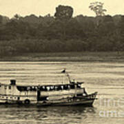 Amazon River Boat Art Print