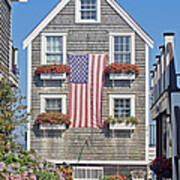 American Harbor House Art Print