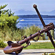 Anchor From West Seattle 2 Art Print