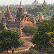 Ancient Temple City Of Bagan, Myanmar Art Print