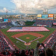 Angel Stadium Of Anaheim Art Print