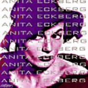 Anita Eckberg In Wine Art Print