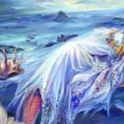 Anjelesa Angel Mermaid Art Print