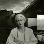 Ann Harding Wearing A Blouse Art Print