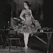 Anna Pavlova In Her Ballet Costume Art Print