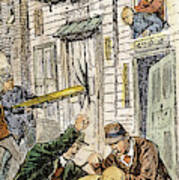 Anti-chinese Riot, 1880 Art Print