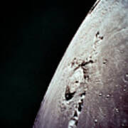 Apollo 17 Photo Of Eratosthenes Crater On Moon Art Print