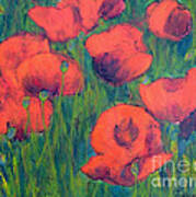 April Poppies 2 Art Print
