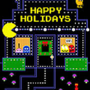 Arcade Holiday Art Print