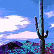Arizona Blue Art Print
