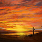 Arizona Sunset Art Print