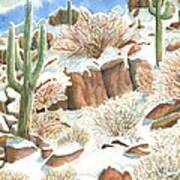 Arizona The Christmas Card Art Print
