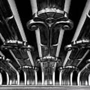 Art Deco At The Henry Fonda Bw Art Print