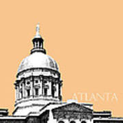 Atlanta Capital Building - Wheat Art Print