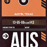 Austin Airport Poster 2 Art Print