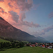 Austria, Tyrol, View Of Achenkirch At Art Print