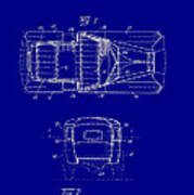 Automobile Body Construction Patent 1934 Art Print