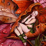 Autumn Fairy Art Print
