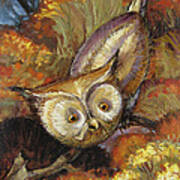 Autumn Owl Art Print