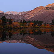 Autumn Sunrise At Intake Ii Lake In The Eastern Sierras Art Print