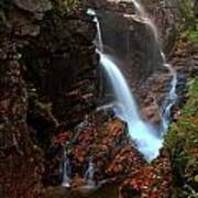 Avalanche Cascades Into Flume Gorge Art Print