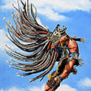 Aztec Warrior Art Print